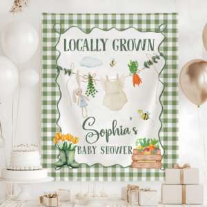 Locally Grown Baby Shower Tapestry