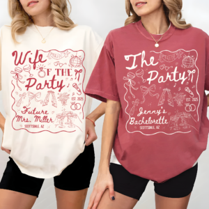 Wife of The Party Bachelorette Party Matching Shirt