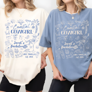 Coastal Cowgirl Bachelorette Party Shirt