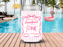 little sweetheart 1st birthday can cooler custom party favor