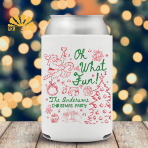 Family Christmas Party Can Cooler
