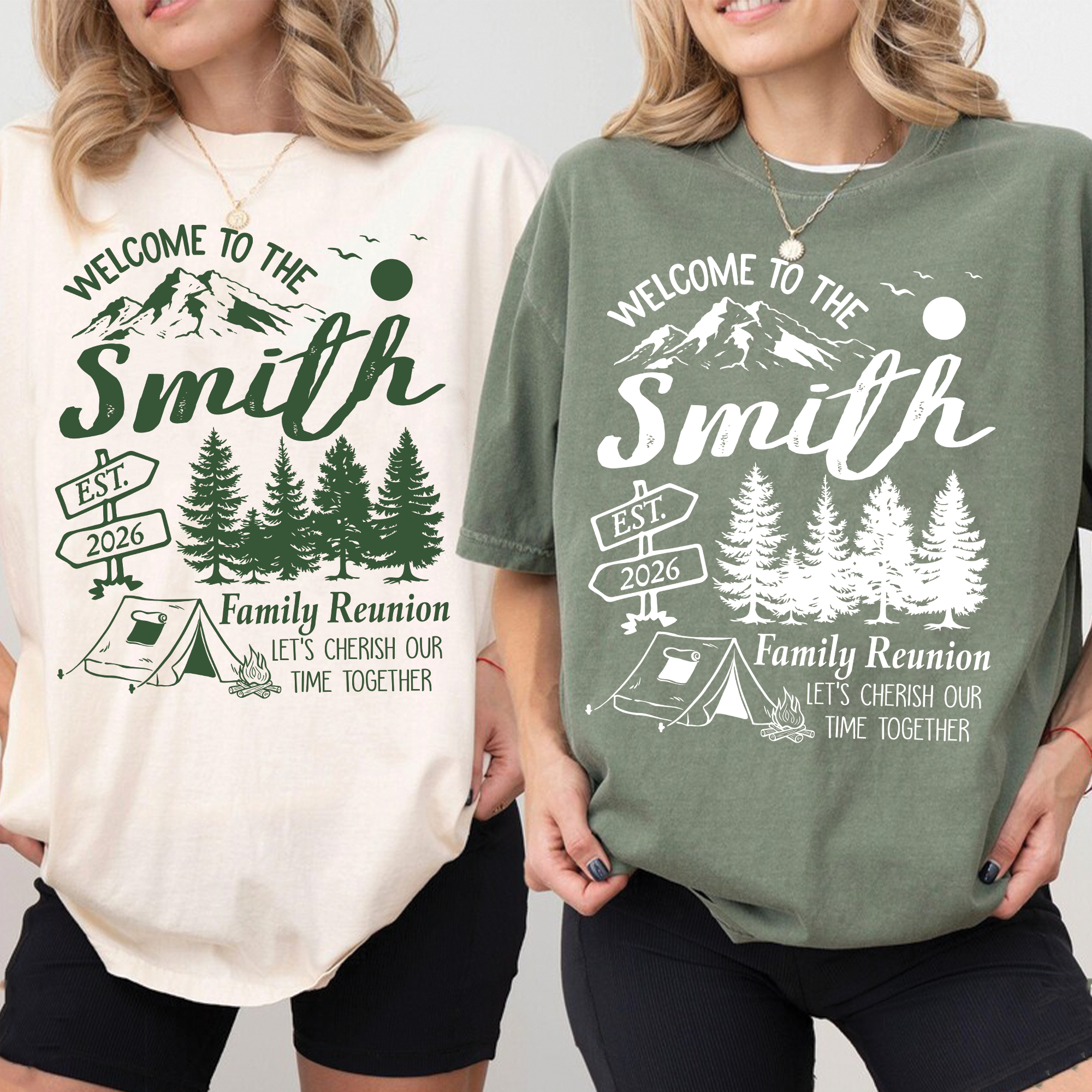 Custom Camping Family Reunion Shirt, Family Matching Shirt Custom Camping Family Reunion Shirt, Family Matching Shirt