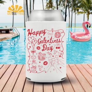 Galentines Day Party Can Cooler, Galentines Party Coozie, Valentines Girls Night Decor