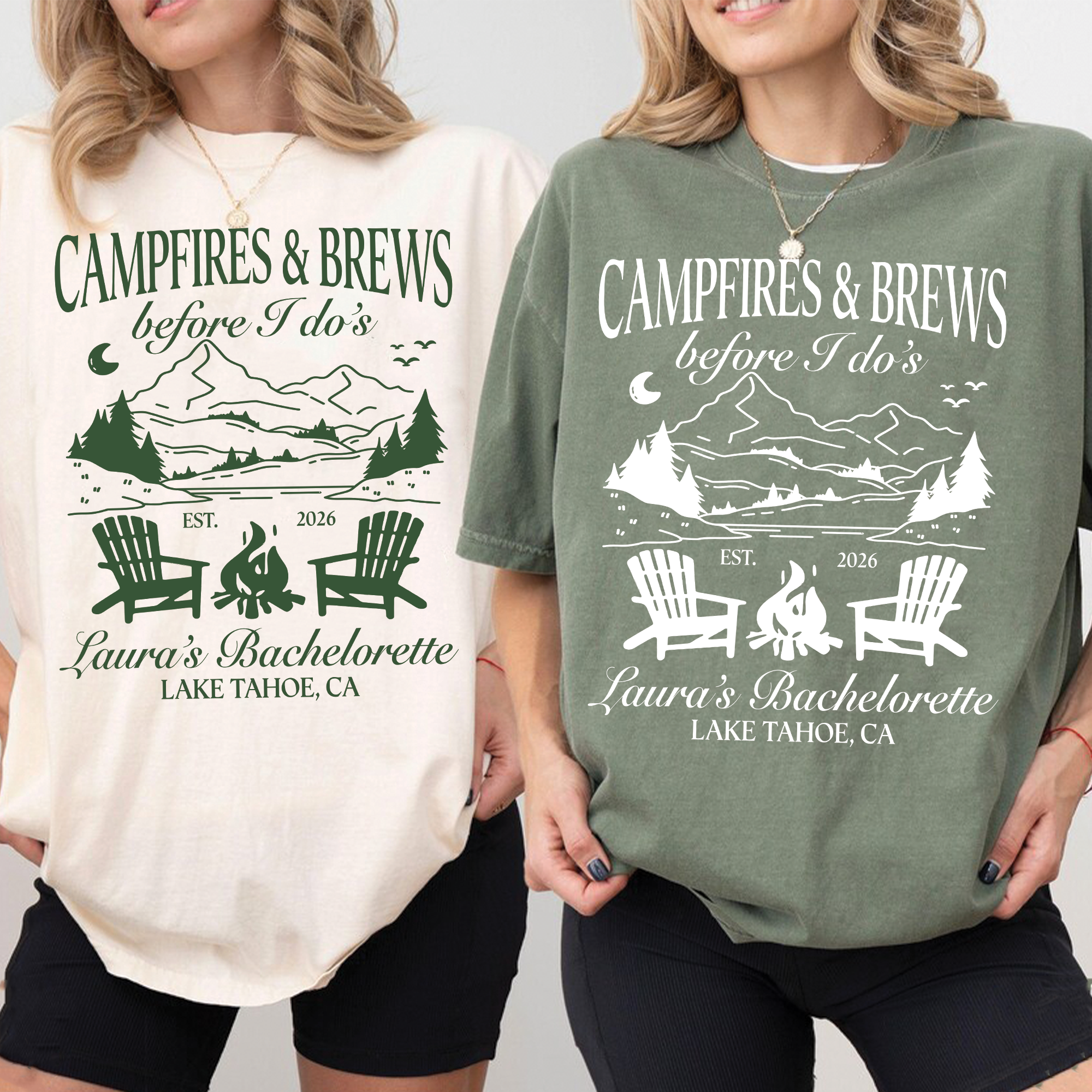 Campfires and Brews Before I Dos Shirt, Bach Party Matching Shirt Campfires and Brews Before I Dos Shirt, Bach Party Matching Shirt