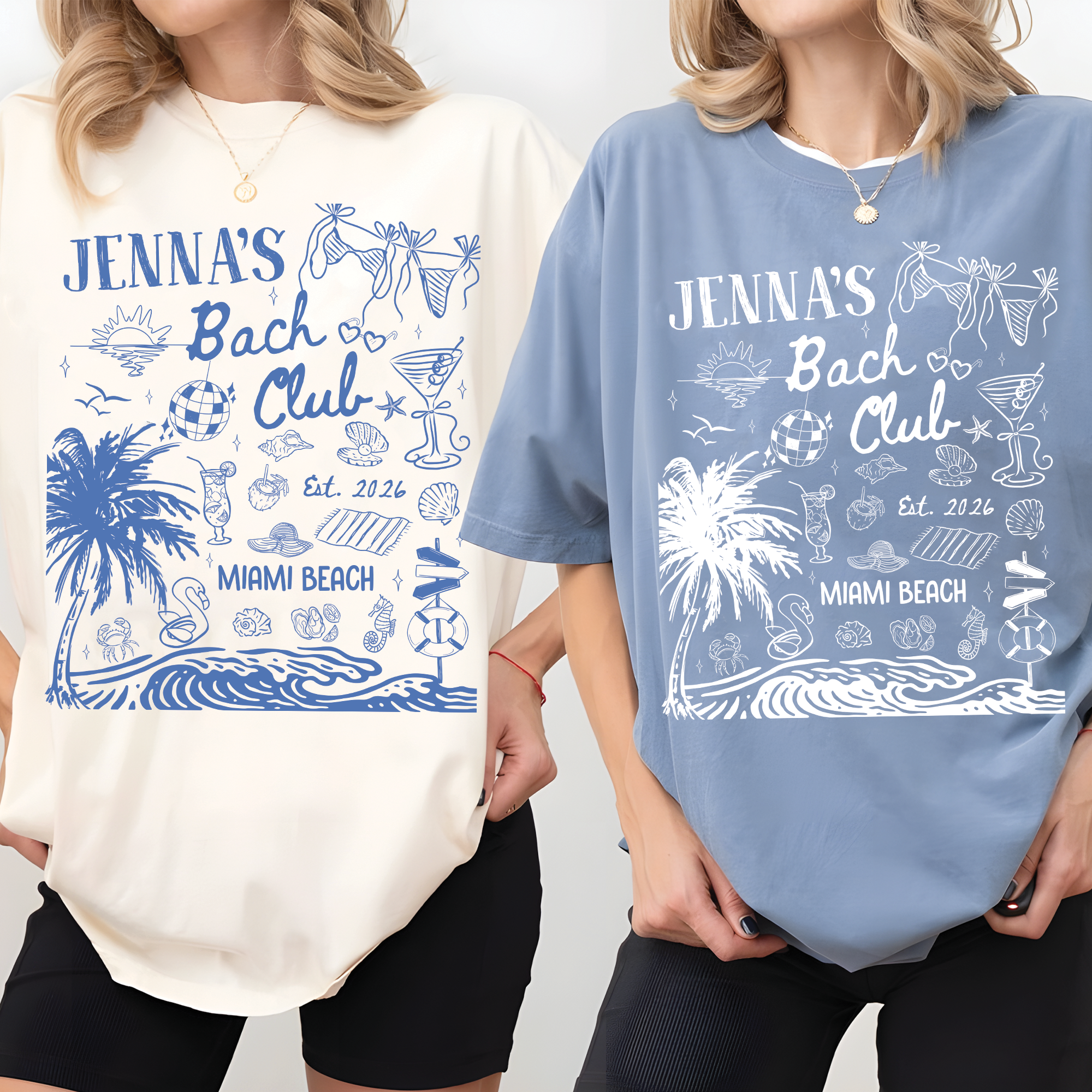 Custom Beach Bachelorette Party Shirt, Bach Party Matching Shirt Custom Beach Bachelorette Party Shirt, Bach Party Matching Shirt