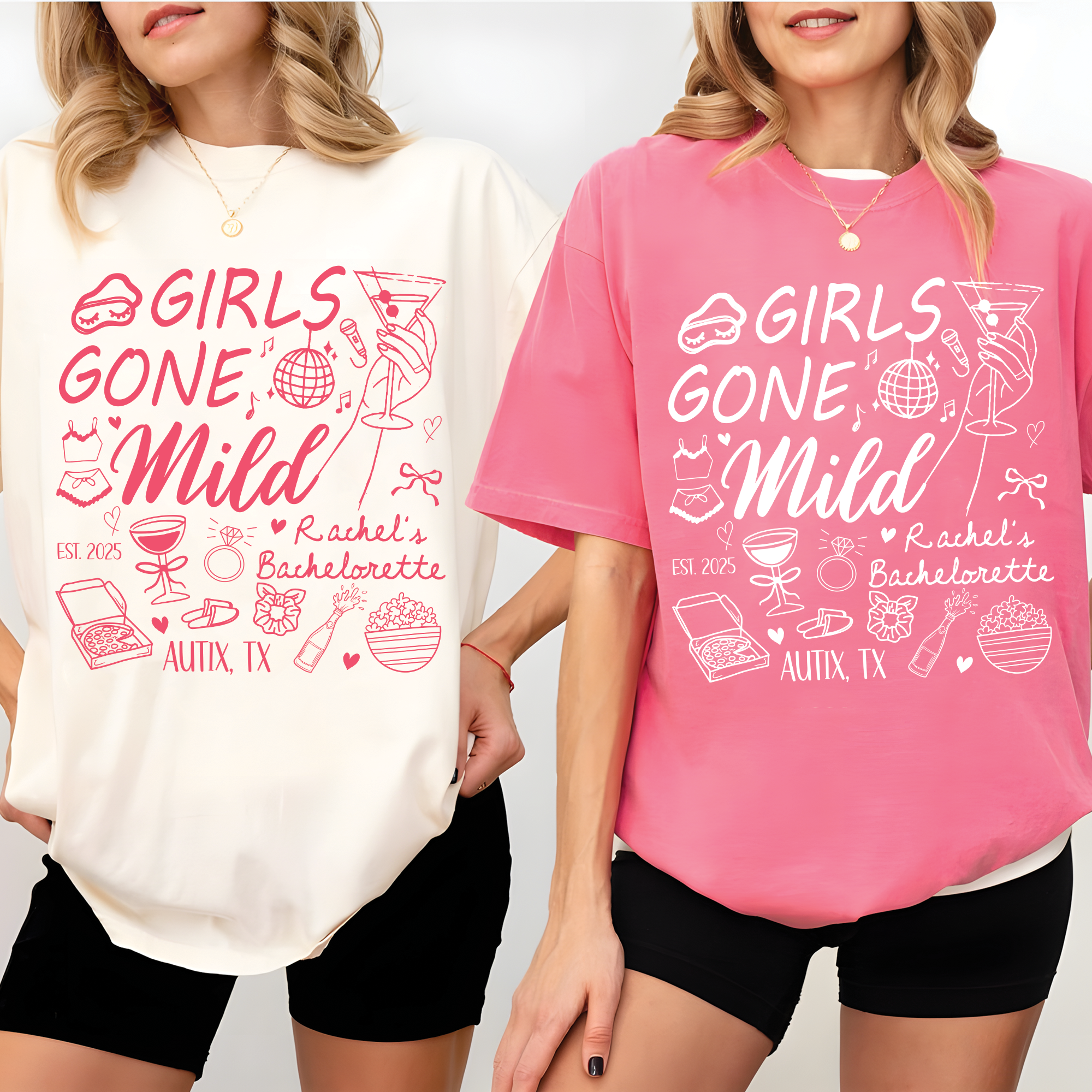 Custom Girls Gone Mild Bachelorette Party Shirt Custom Girls Gone Mild Bachelorette Party Shirt
