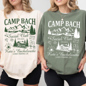 Custom Camp Bachelorette Shirt, Bach Party Matching Shirt