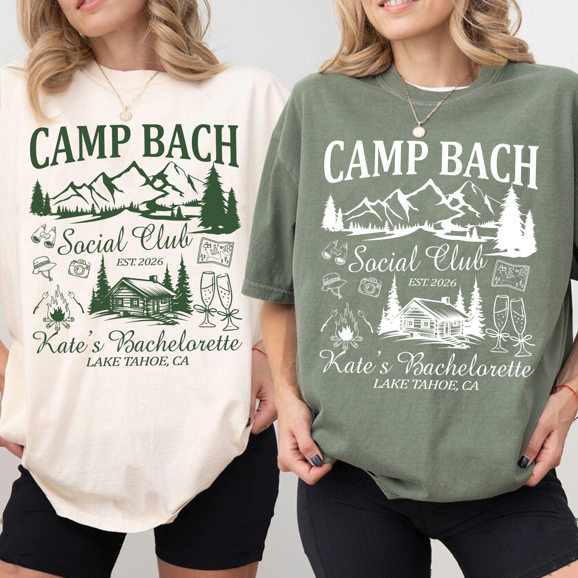 Custom Camp Bachelorette Shirt, Bach Party Matching Shirt Custom Camp Bachelorette Shirt, Bach Party Matching Shirt