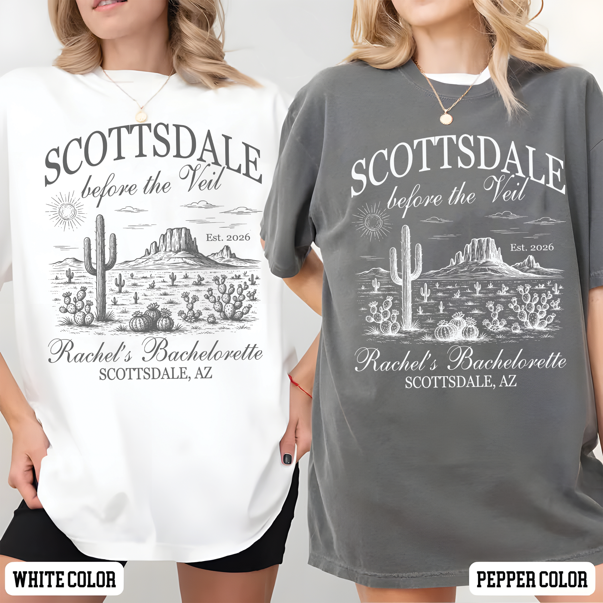 Scottsdale Before the Veil Bachelorette Shirt Scottsdale Before the Veil Bachelorette Shirt - Image 2