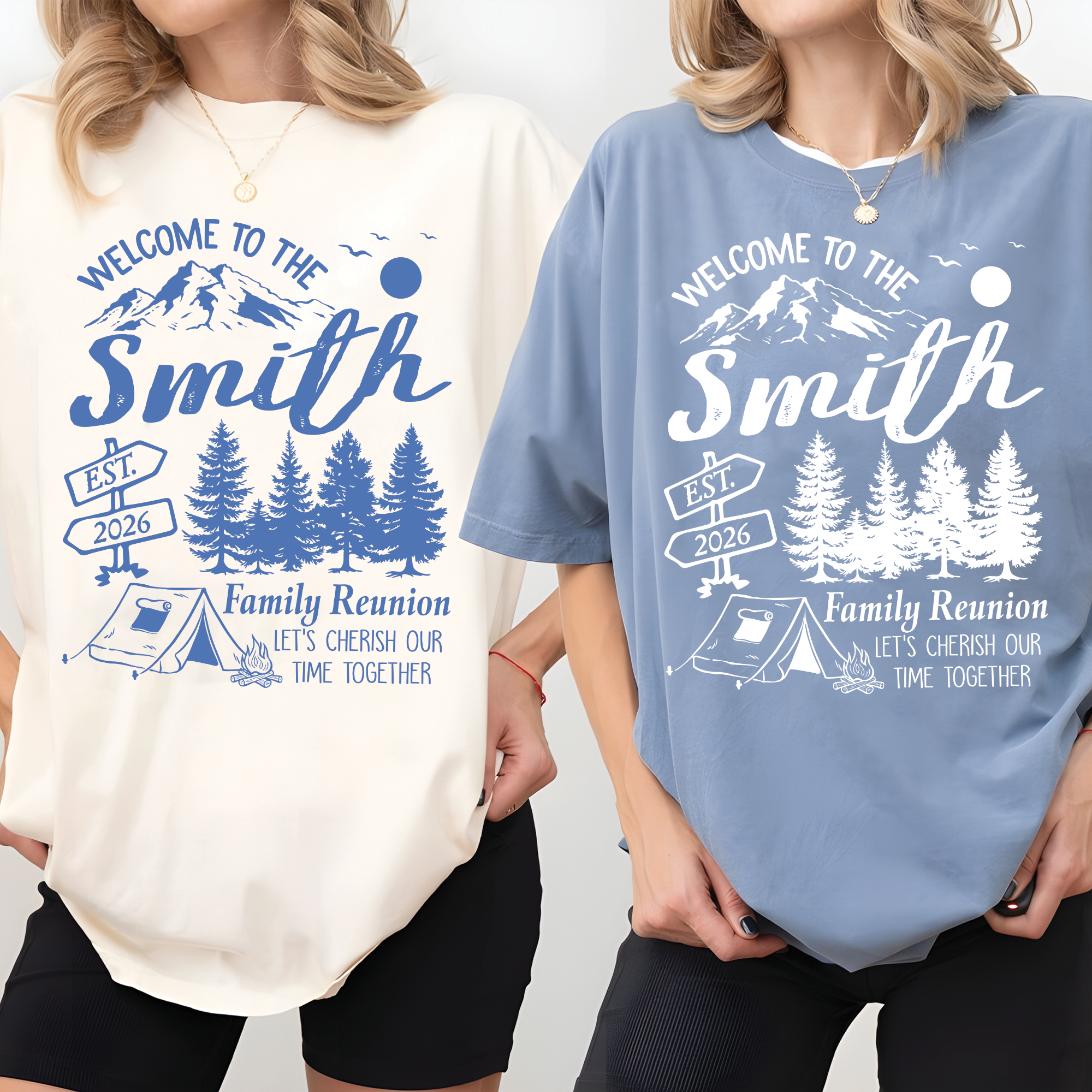 Custom Camping Family Reunion Shirt, Family Matching Shirt Custom Camping Family Reunion Shirt, Family Matching Shirt - Image 2