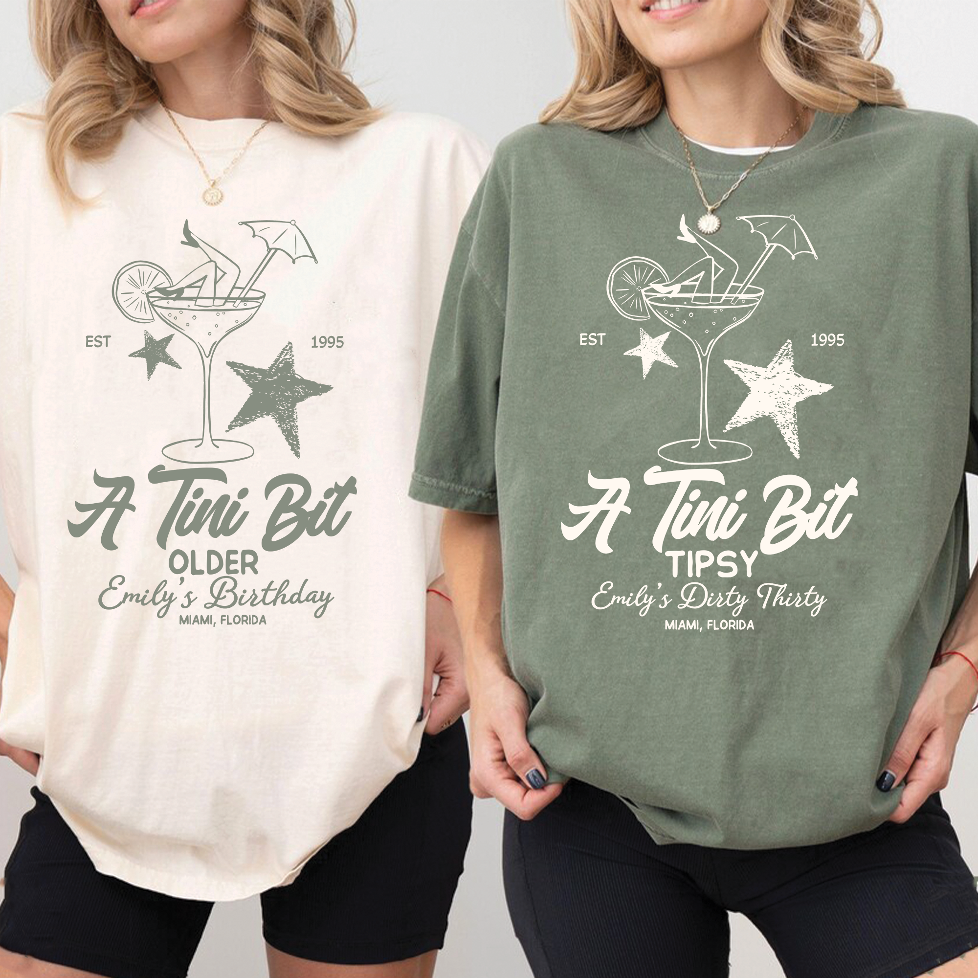 A Tini Bit Older 30th Birthday Shirt – Dirty Thirty Crew Tee A Tini Bit Older 30th Birthday Shirt – Dirty Thirty Crew Tee - Image 2