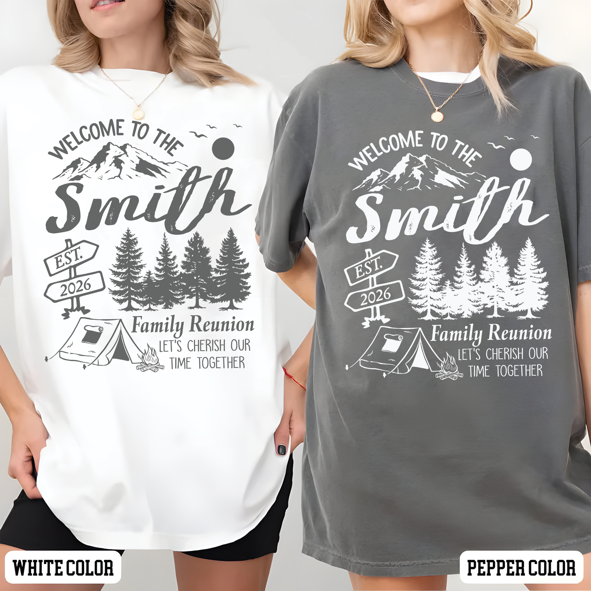 Custom Camping Family Reunion Shirt, Family Matching Shirt Custom Camping Family Reunion Shirt, Family Matching Shirt - Image 3