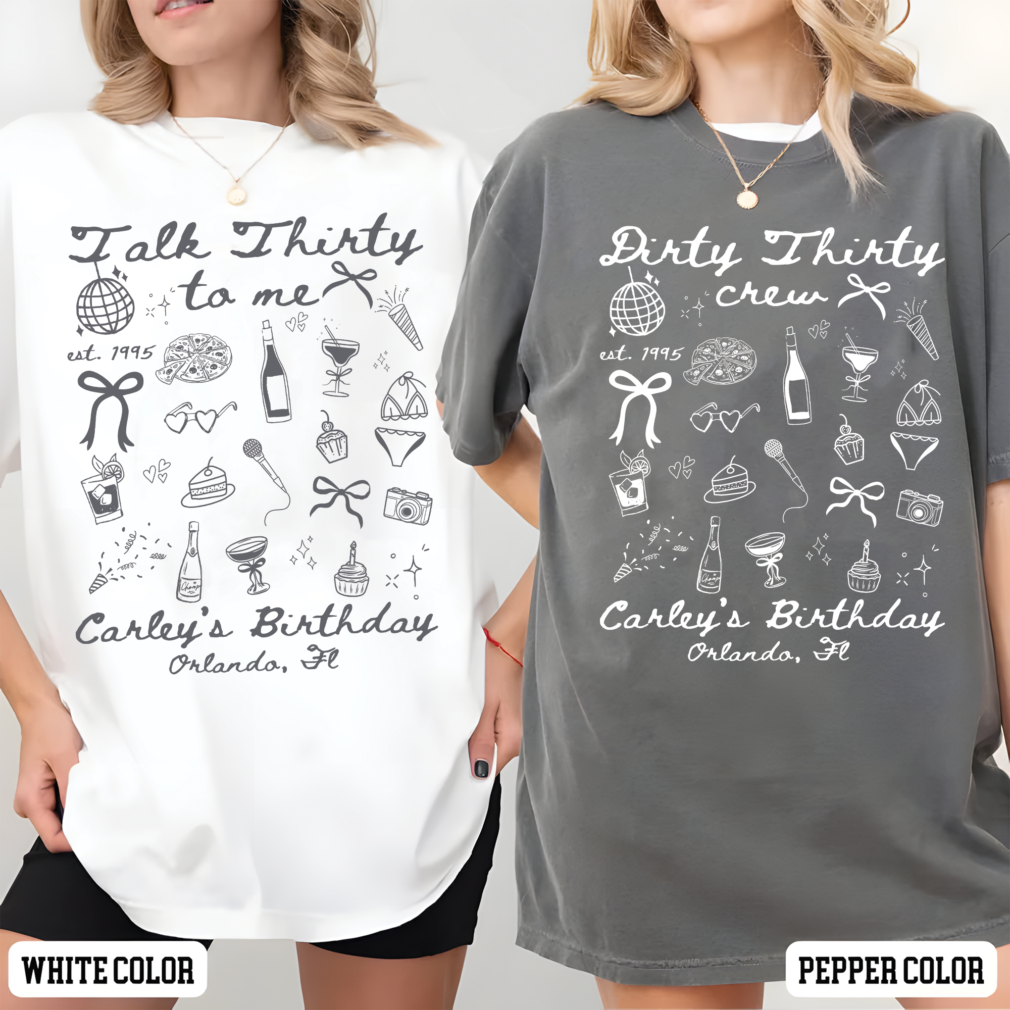 Talk Thirty to Me 30th Birthday Shirt Talk Thirty to Me 30th Birthday Shirt - Image 3