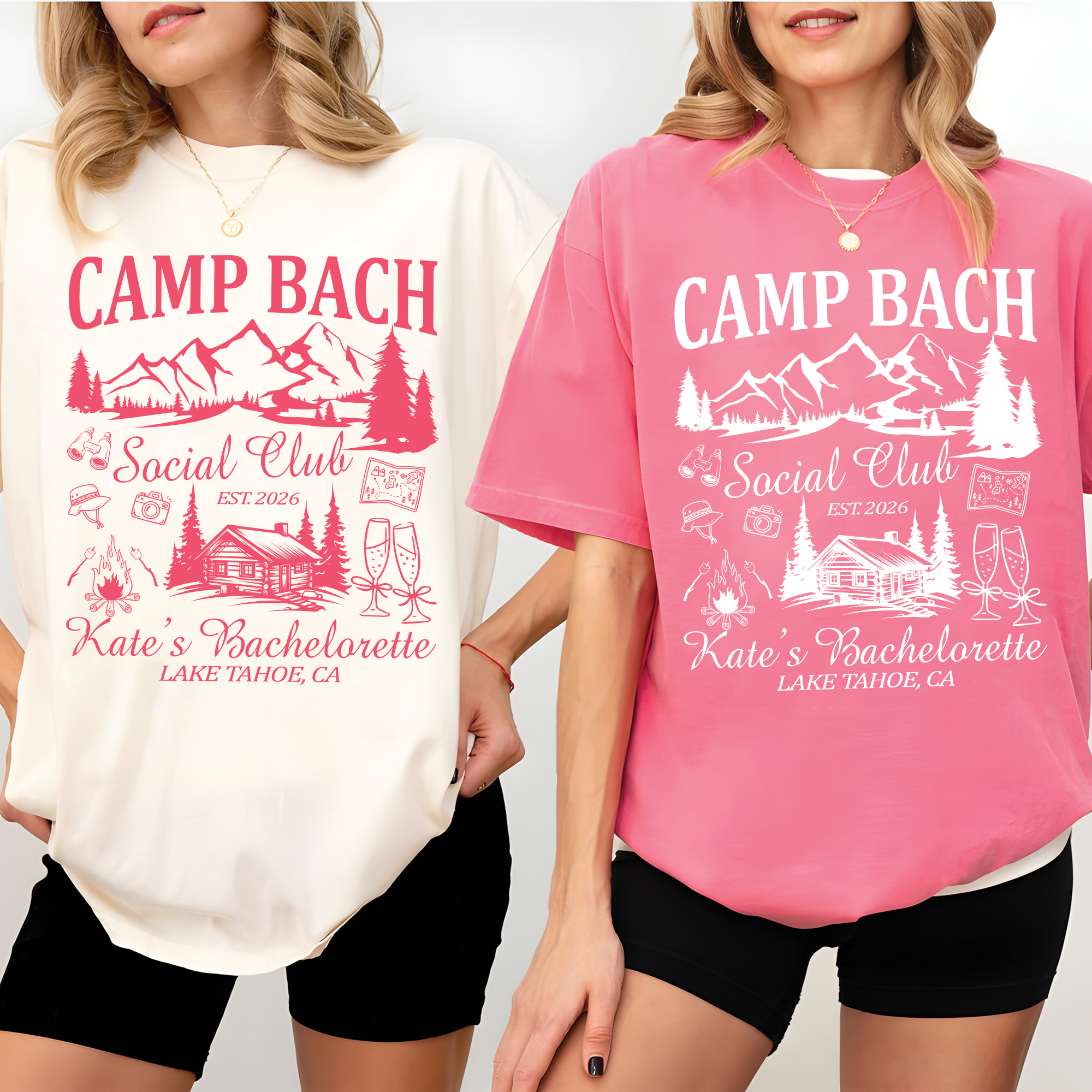 Custom Camp Bachelorette Shirt, Bach Party Matching Shirt Custom Camp Bachelorette Shirt, Bach Party Matching Shirt - Image 3