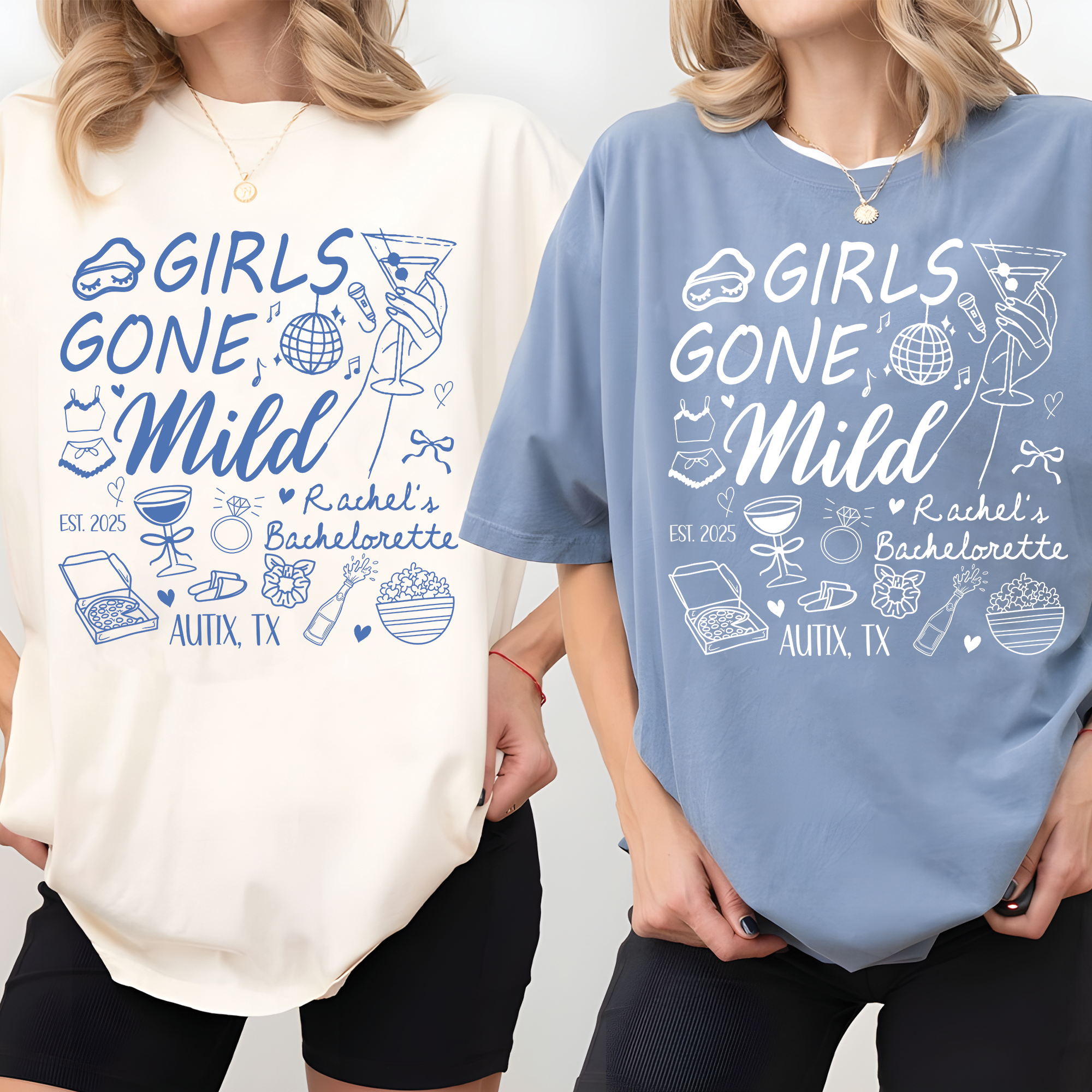 Custom Girls Gone Mild Bachelorette Party Shirt Custom Girls Gone Mild Bachelorette Party Shirt - Image 3
