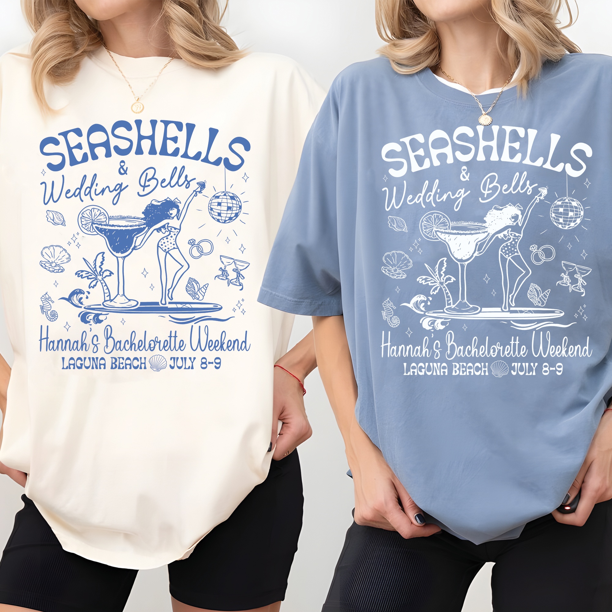 Seashells & Wedding Bells Bachelorette Shirt Seashells & Wedding Bells Bachelorette Shirt - Image 3