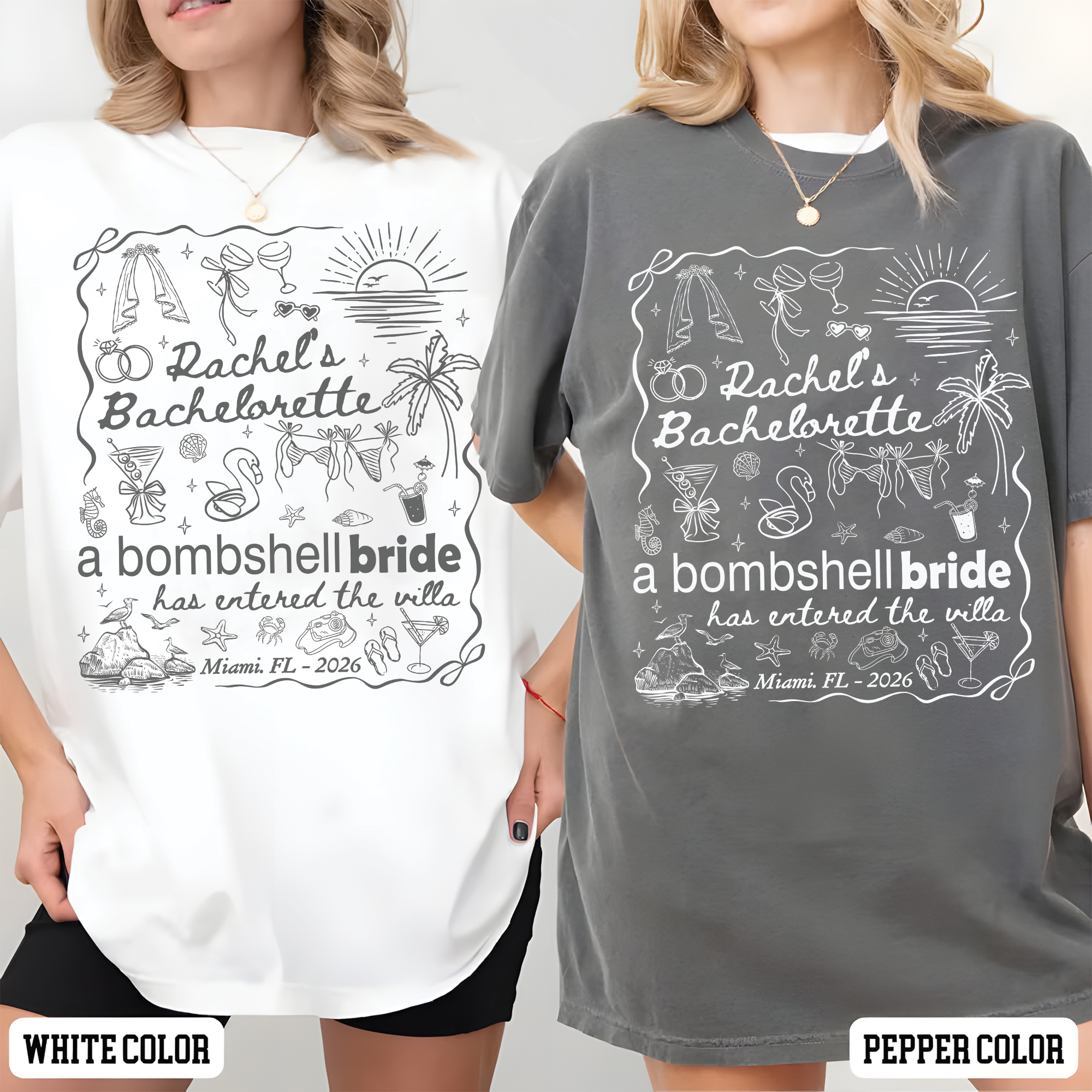 A Bombshell Bride Has Entered The Villa Bachelorette Shirt A Bombshell Bride Has Entered The Villa Bachelorette Shirt - Image 4
