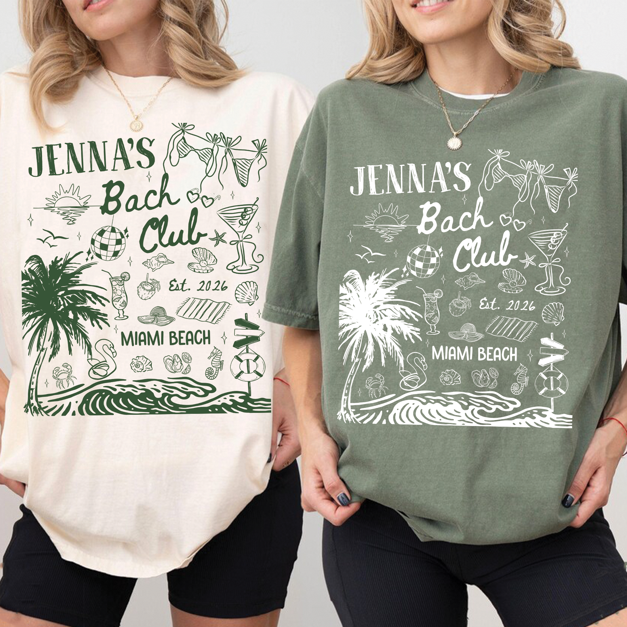 Custom Beach Bachelorette Party Shirt, Bach Party Matching Shirt Custom Beach Bachelorette Party Shirt, Bach Party Matching Shirt - Image 4