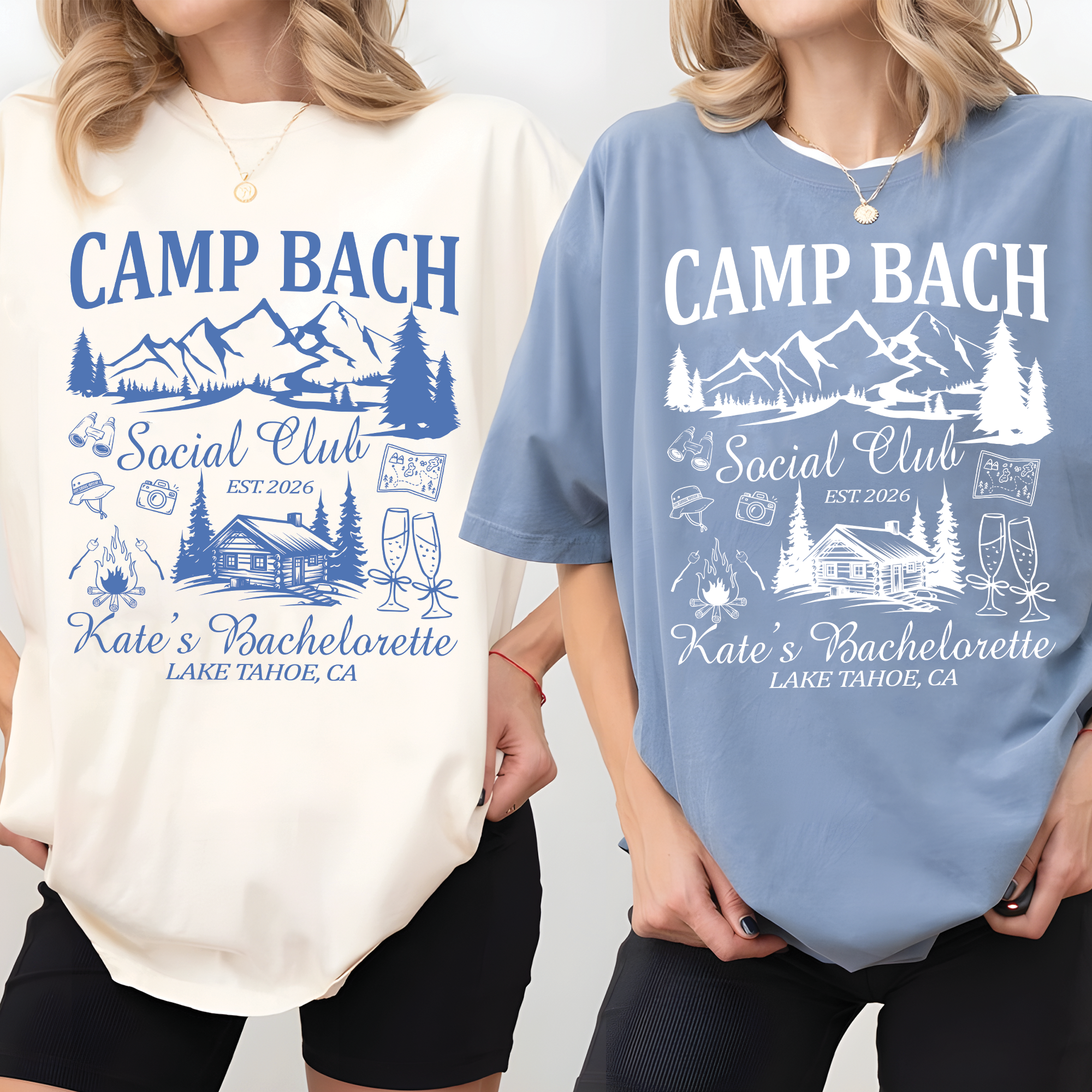 Custom Camp Bachelorette Shirt, Bach Party Matching Shirt Custom Camp Bachelorette Shirt, Bach Party Matching Shirt - Image 4
