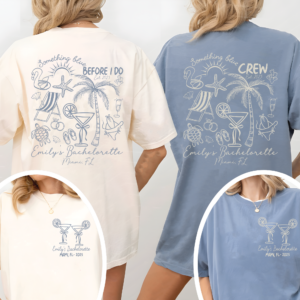 Something Blue Before I Do Shirt, Custom Beach Bachelorette Shirt