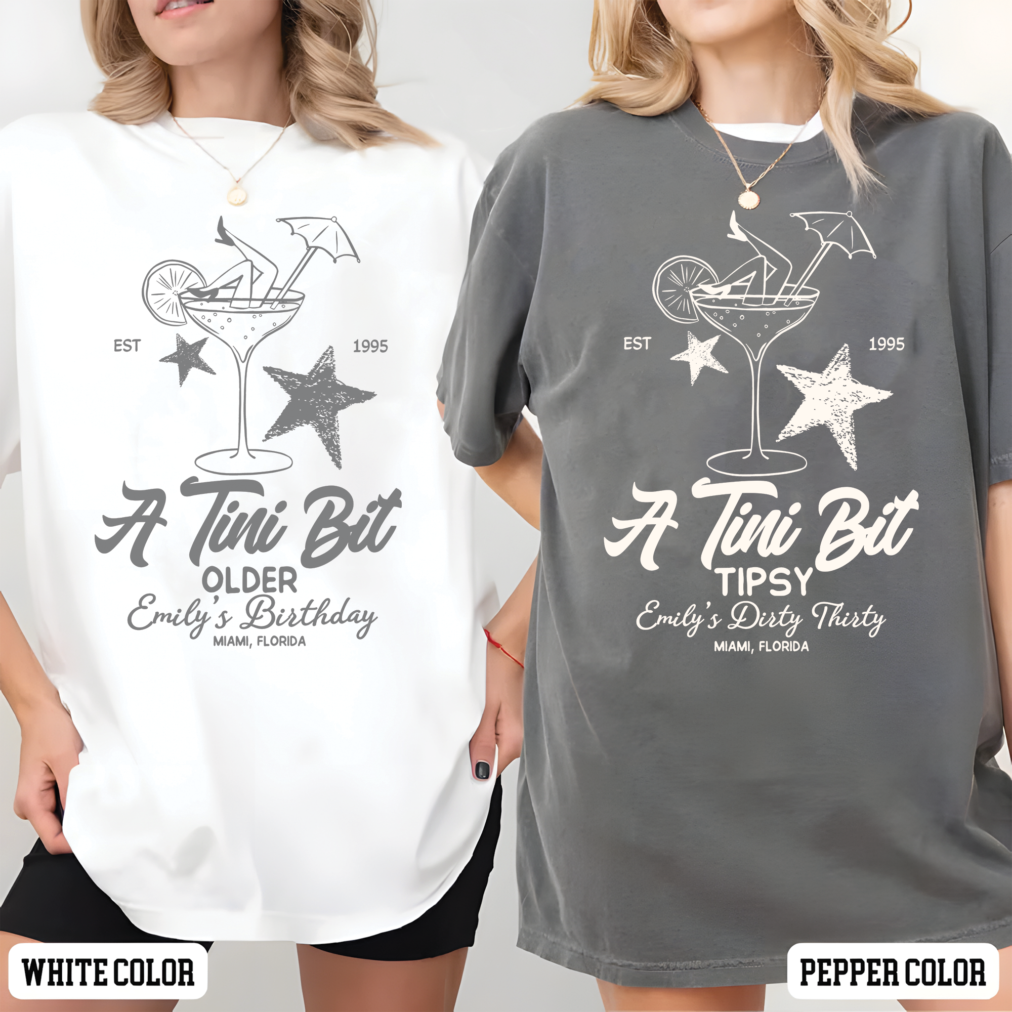 A Tini Bit Older 30th Birthday Shirt – Dirty Thirty Crew Tee A Tini Bit Older 30th Birthday Shirt – Dirty Thirty Crew Tee - Image 4