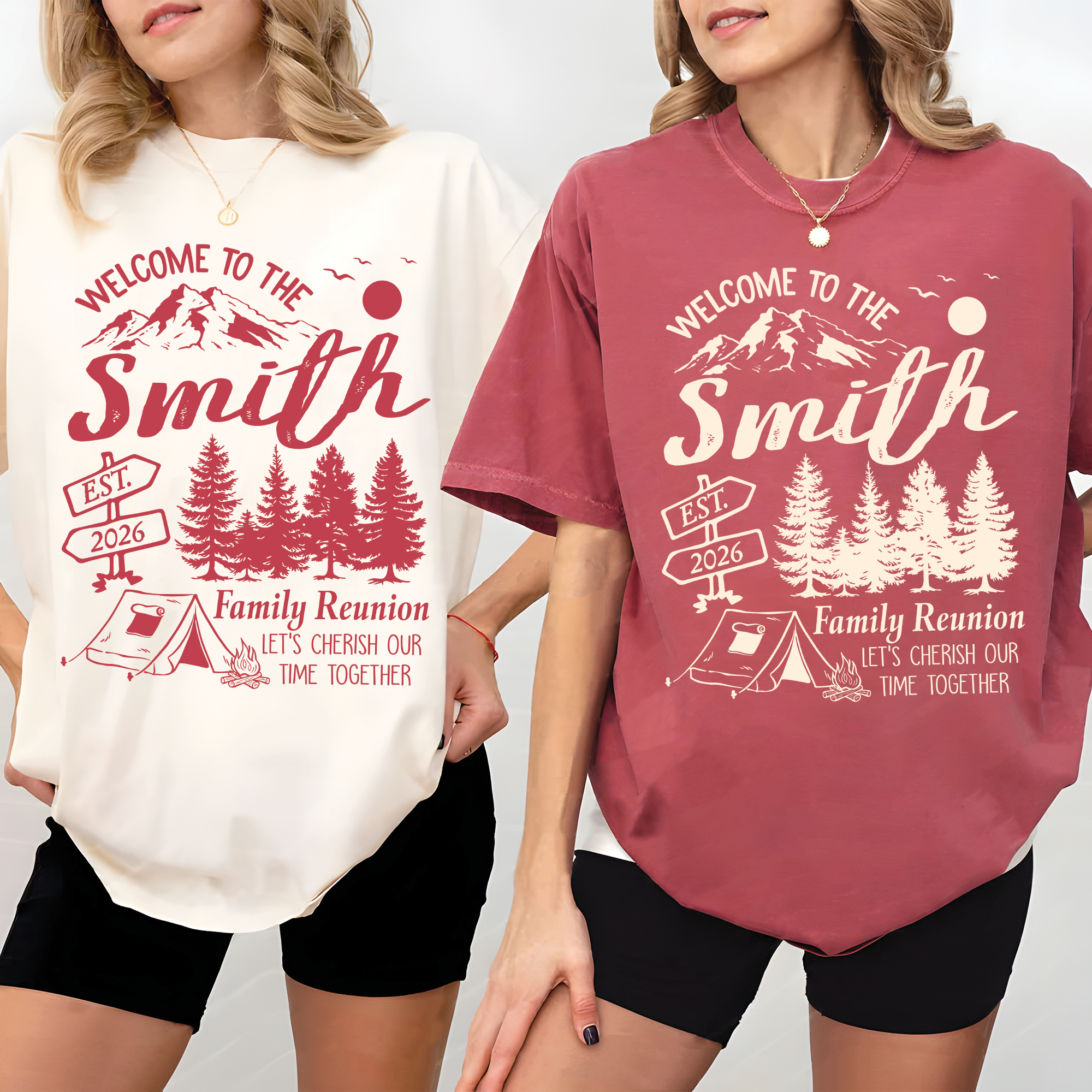 Custom Camping Family Reunion Shirt, Family Matching Shirt Custom Camping Family Reunion Shirt, Family Matching Shirt - Image 5