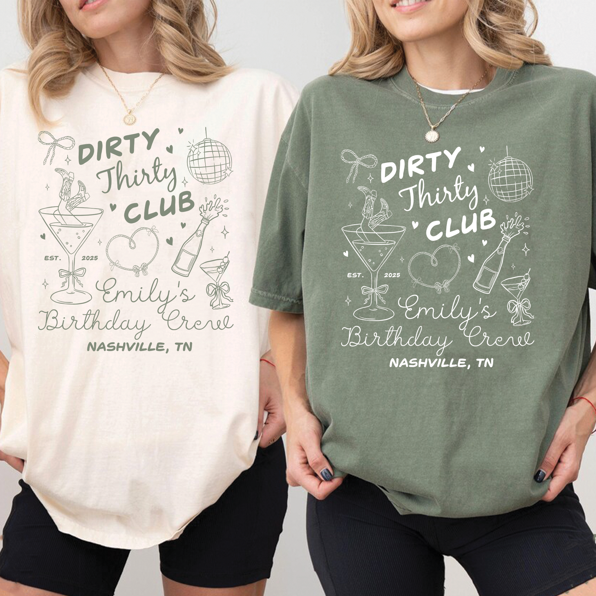 Dirty Thirty Club 30th Birthday Shirt Dirty Thirty Club 30th Birthday Shirt - Image 5