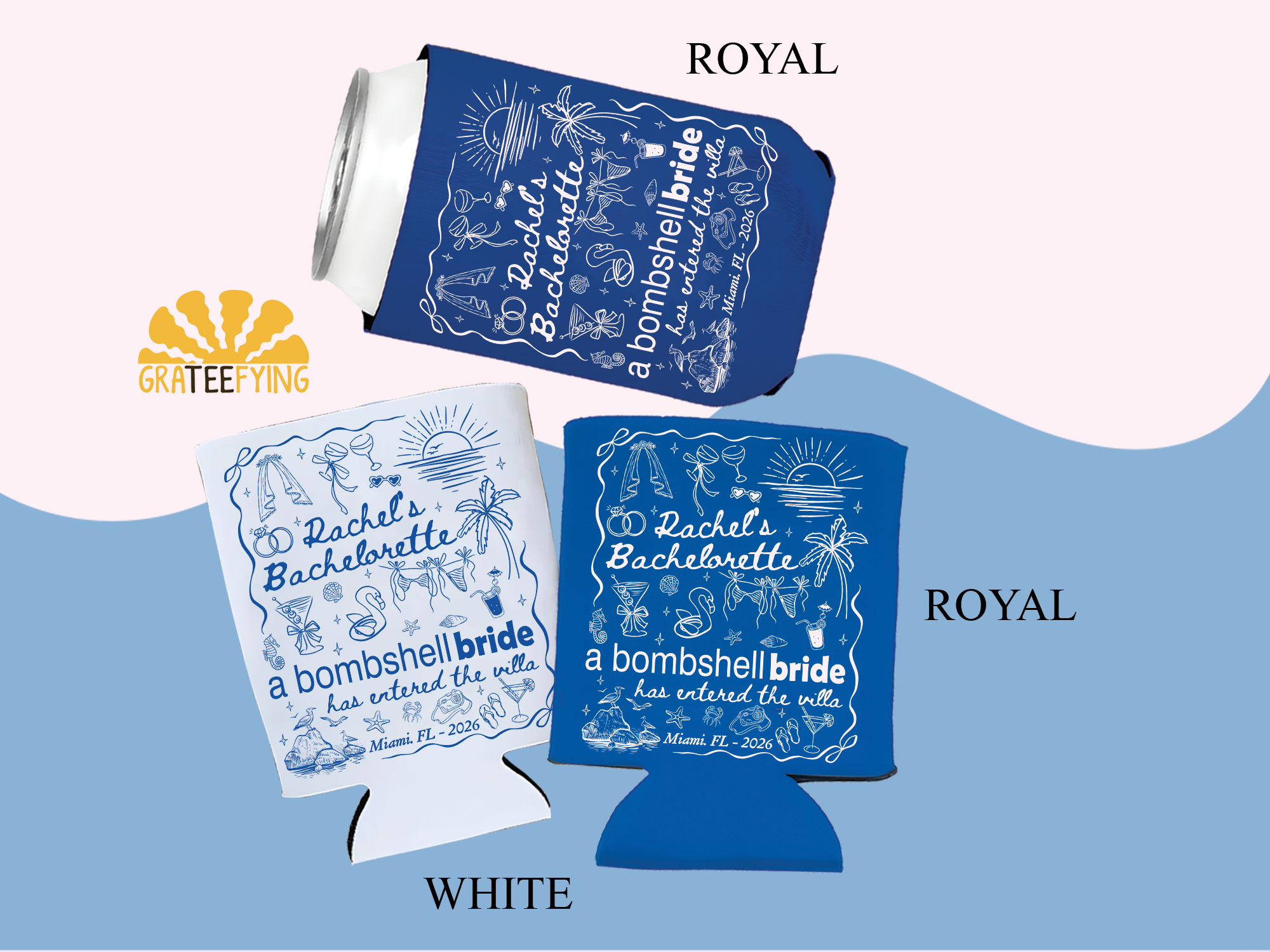 A Bombshell Bride Has Entered The Villa Can Cooler, Bach Island Bachelorette Can Coozie A Bombshell Bride Has Entered The Villa Can Cooler, Bach Island Bachelorette Can Coozie - Image 5