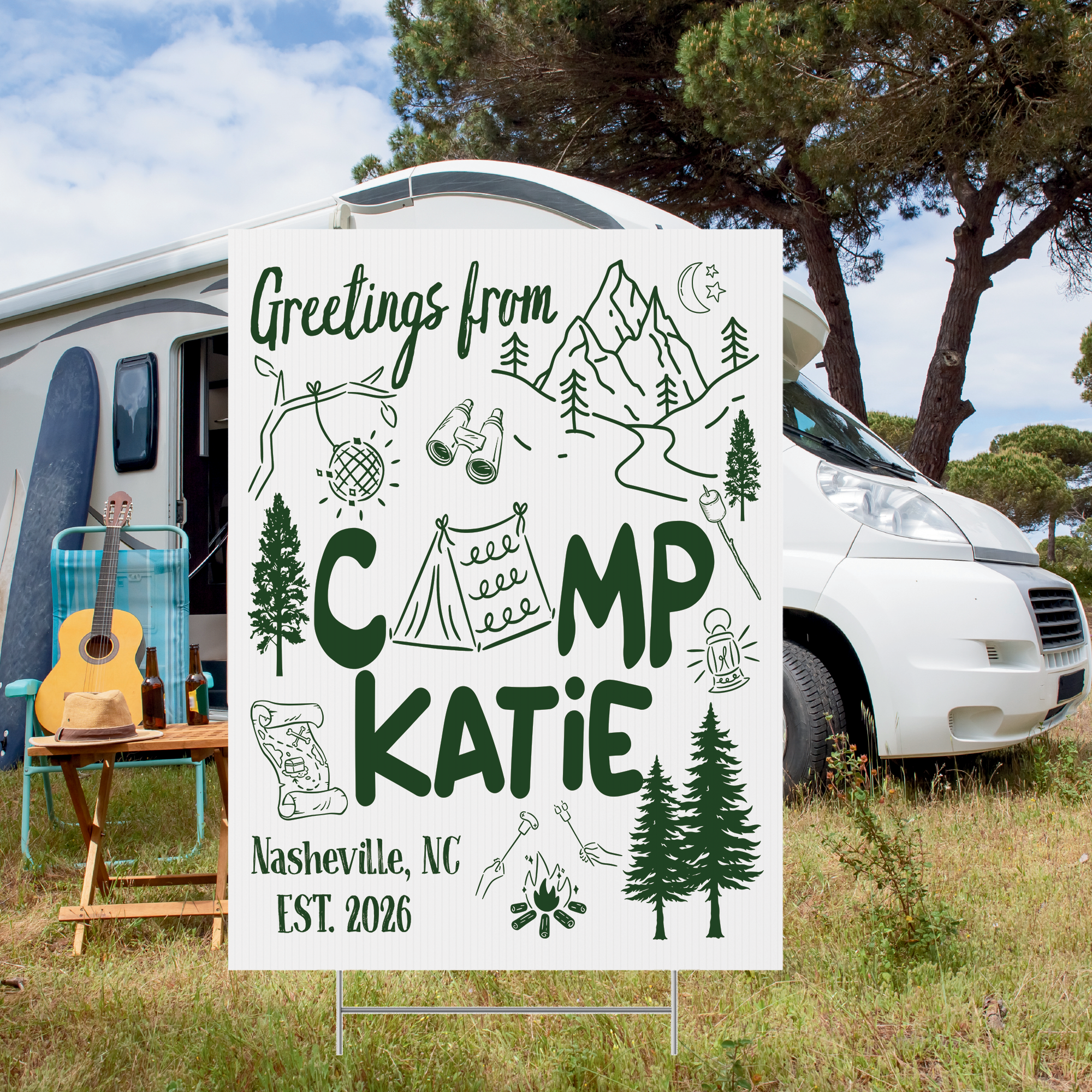 Camp Bach Tapestry, Camp Bachelorette Banner, Glamping Bachelorette Banner Camp Bach Tapestry, Camp Bachelorette Banner, Glamping Bachelorette Banner - Image 7