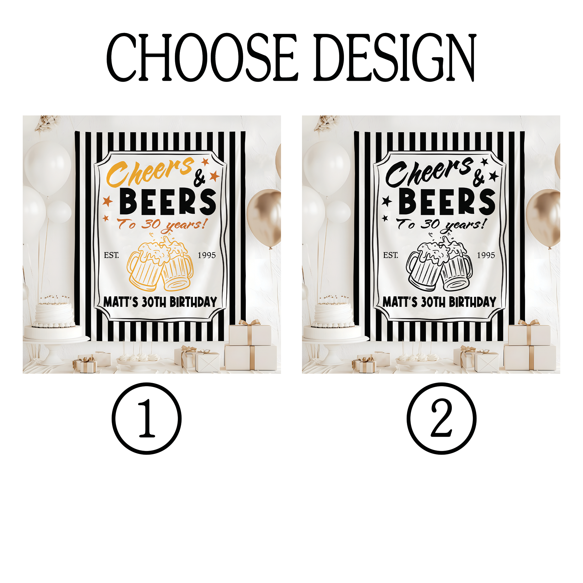 Cheers And Beers To 30 years Tapestry Cheers And Beers To 30 years Tapestry - Image 5