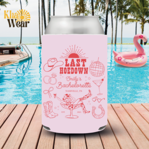 Custom Last Hoedown Bachelorette Party Can Coolers