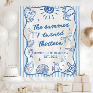 The Summer I Turned Thirteen Birthday Tapestry