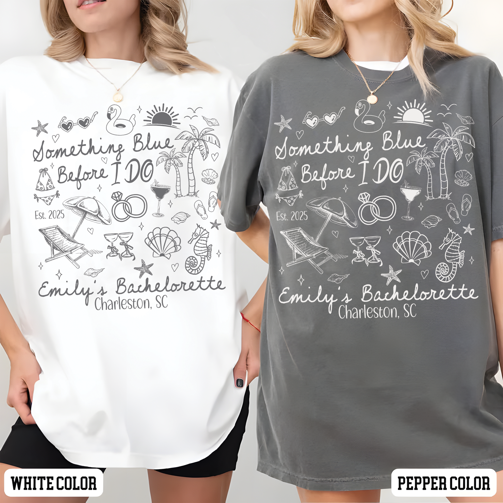 Something Blue Before I Do Bachelorette Shirt Something Blue Before I Do Bachelorette Shirt - Image 2